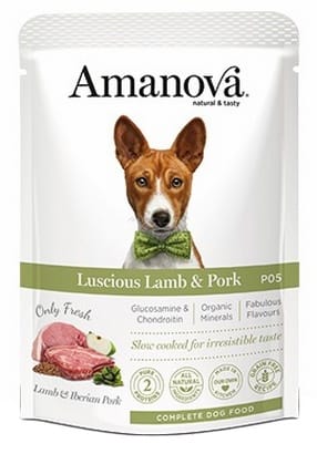 ⁨Amanova Dog Adult Luscious Lamb & Pork - jagnięcina i wieprzowina saszetka 300g [P05]⁩ w sklepie Wasserman.eu