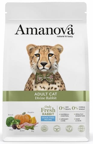Amanova Cat Adult Divine Rabbit - królik 6kg w sklepie Wasserman.eu