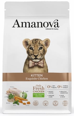 ⁨Amanova Cat Kitten Exquisite Chicken - kurczak 1,5kg⁩ w sklepie Wasserman.eu