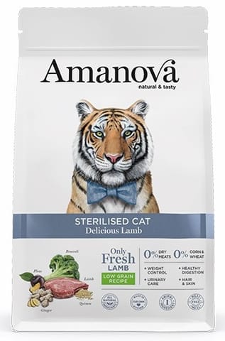 Amanova Cat Sterilised Delicious Lamb - jagnięcina 300g w sklepie Wasserman.eu