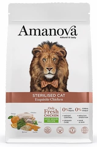 Amanova Cat Sterilised Exquisite Chicken - kurczak 6kg w sklepie Wasserman.eu