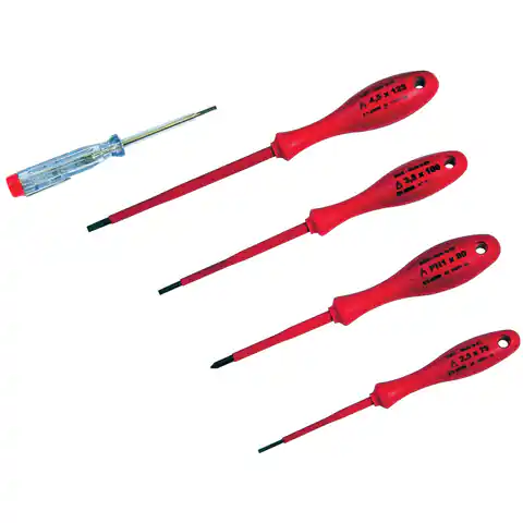 ⁨Electrotechn screwdrivers. kk24 kpl.pcs.4 + wsk.nap.1000v ce<kk>⁩ at Wasserman.eu
