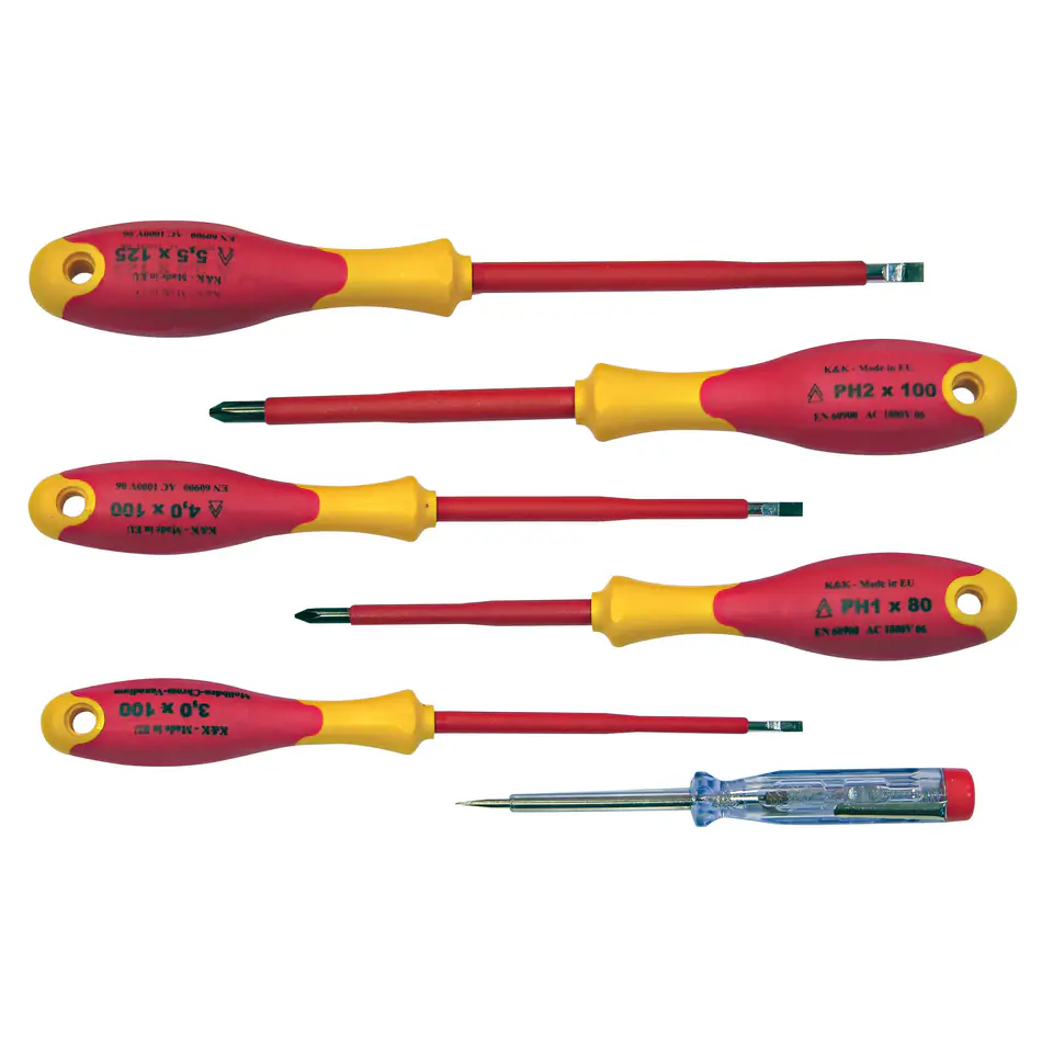 Wkrętaki elektr. 2-komp kpl.kk23-ph szt.5+wsk.nap.1000v ce<kk> w sklepie Wasserman.eu