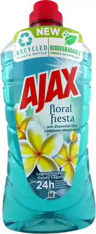⁨AJAX Lagune Blumen Universal Waschmittel 1L⁩ im Wasserman.eu
