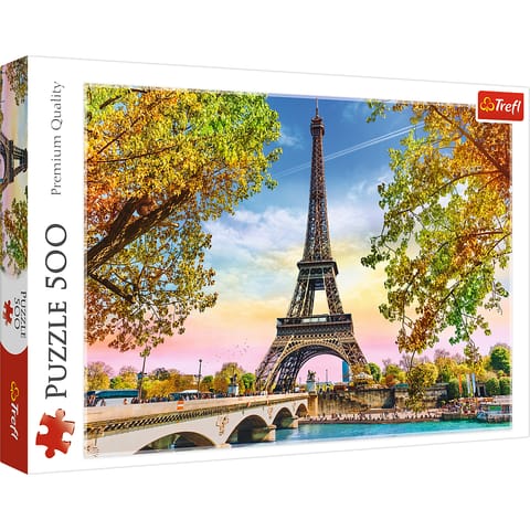 ⁨Puzzle 500 el. Romantyczny Paryż Trefl 37330⁩ w sklepie Wasserman.eu