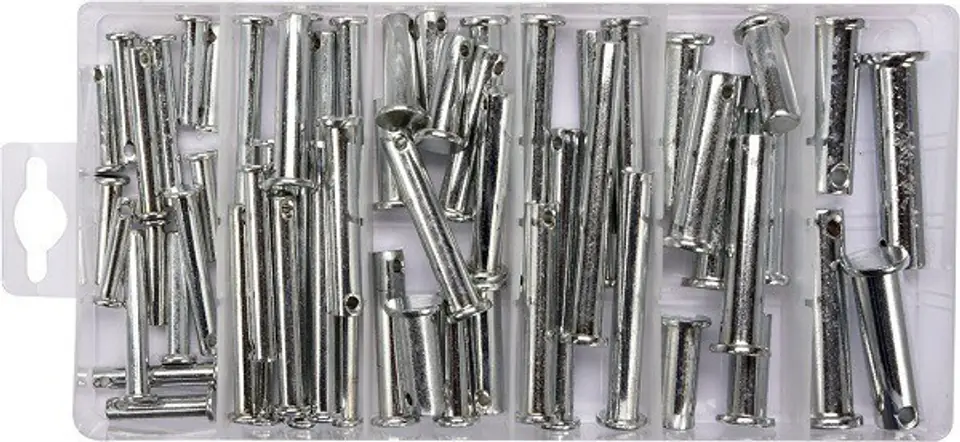 ⁨PINS WITH HEAD AND HOLE 60PCS⁩ at Wasserman.eu