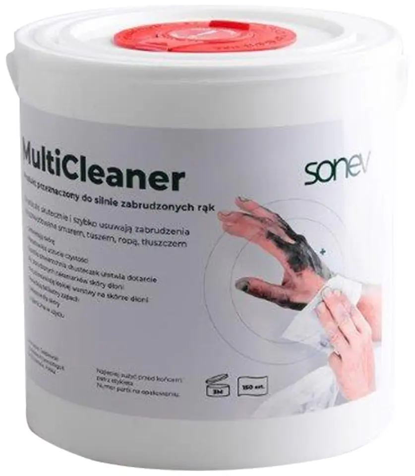 ⁨ŚCIERECZKI SONEX MULTI CLEANER, WIADERKO 150 LISTKÓW⁩ w sklepie Wasserman.eu