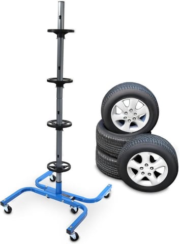 ⁨Stalowy stojak na 4 koła opony do 150kg 245mm⁩ w sklepie Wasserman.eu