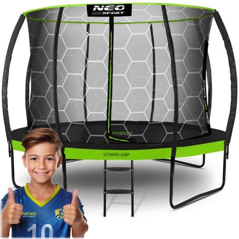 ⁨Trampolina ogrodowa profilowana 14ft/435cm z siatką wewnętrzną Neo-Sport⁩ w sklepie Wasserman.eu