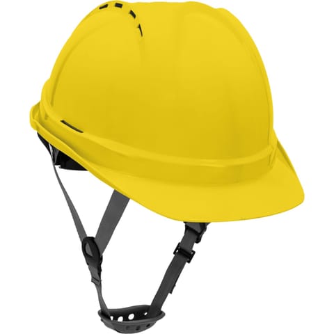 ⁨SAFETY HELMET WITH VENT., YELLOW, CAT. II, CE, LAHTI⁩ at Wasserman.eu