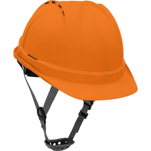 ⁨SAFETY HELMET WITH VENT., ORANGE, CAT. II, CE, LAHTI⁩ at Wasserman.eu