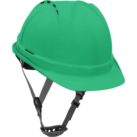 ⁨SAFETY HELMET WITH VENT., GREEN, CAT. II, CE, LAHTI⁩ at Wasserman.eu