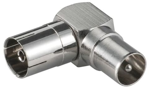 ⁨MicroConnect Coxial Angled Adapter F/M⁩ w sklepie Wasserman.eu