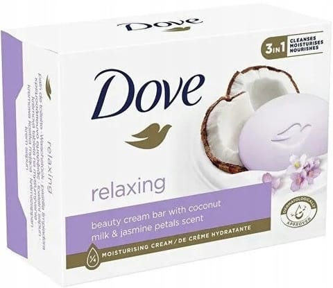 ⁨Dove Relaxing Coconut Milk Mydło w Kostce 90 g⁩ w sklepie Wasserman.eu