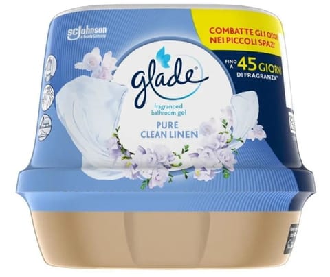 ⁨Glade Pure Clean Linen Żel Zapachowy 180 g⁩ w sklepie Wasserman.eu