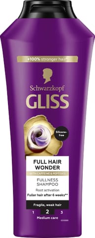 ⁨SCHWARZKOPF Gliss Full Hair Wonder Szampon do włosów 400 ml⁩ w sklepie Wasserman.eu