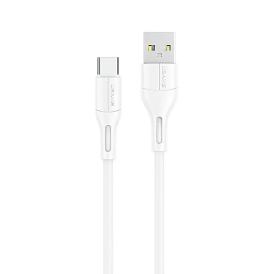 ⁨USAMS Cable U68 USB-C 2A Fast Charge 1m white/white SJ501USB02 (US-SJ501)⁩ at Wasserman.eu