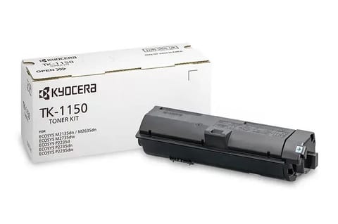 ⁨Kyocera Original Toner Cartridge 1T02RT0NL0, black, 3000s, TK-1150, Kyocera ECOSYS M2135dn, M2635dn, M2735dw, M2135dw, O⁩ at Wasserman.eu