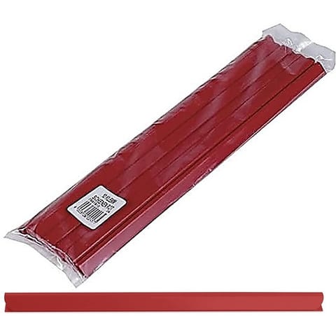 ⁨Grzbiety wsuwane Donau A4/4mm czerwone (10)⁩ w sklepie Wasserman.eu