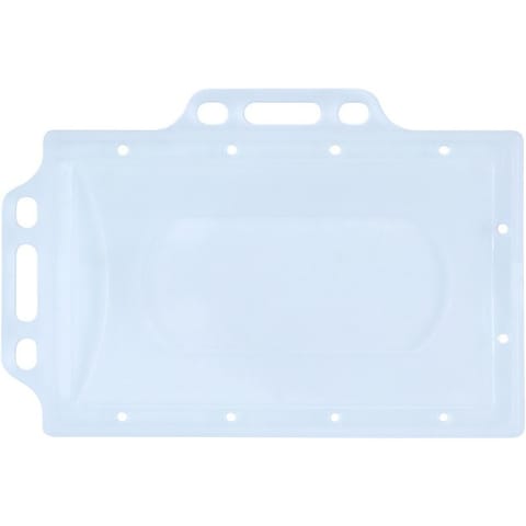 ⁨Identyfikator Donau 56x90mm PCV 2 uchwyty transparentny⁩ w sklepie Wasserman.eu