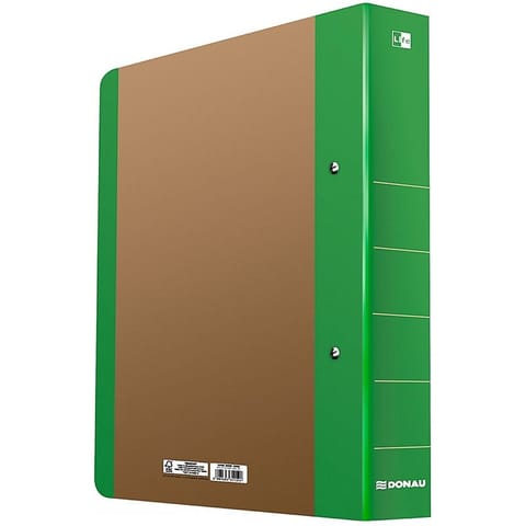 ⁨Segregator ringowy DONAU Life A4/2RD/50mm zielony⁩ w sklepie Wasserman.eu