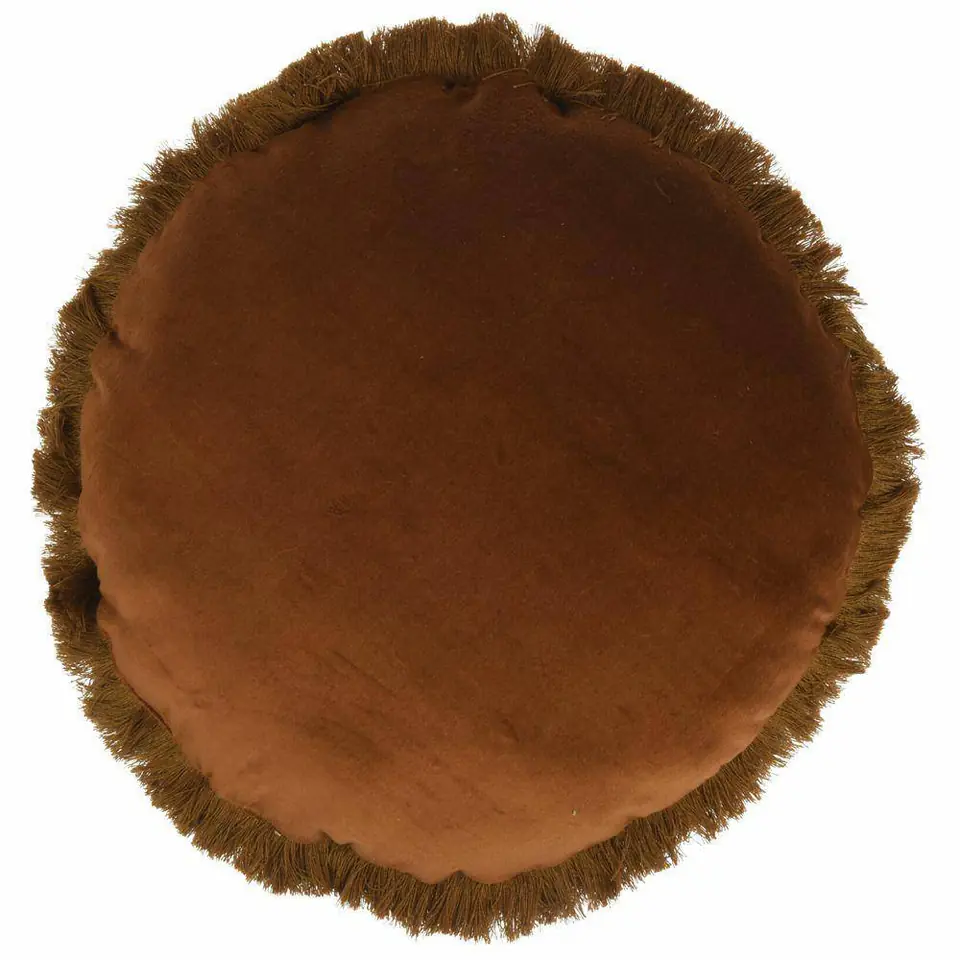 Poduszka okrągła Amber z frędzlami 40 cm w sklepie Wasserman.eu