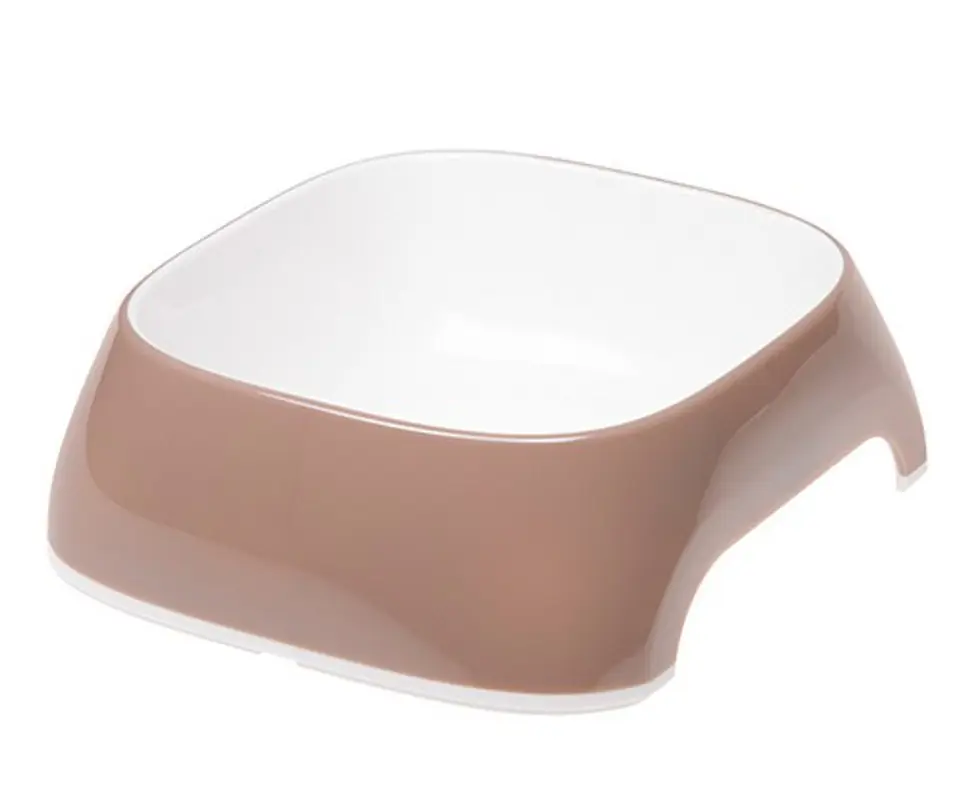 ⁨FERPLAST Glam Small Pet watering bowl, white-beige⁩ at Wasserman.eu