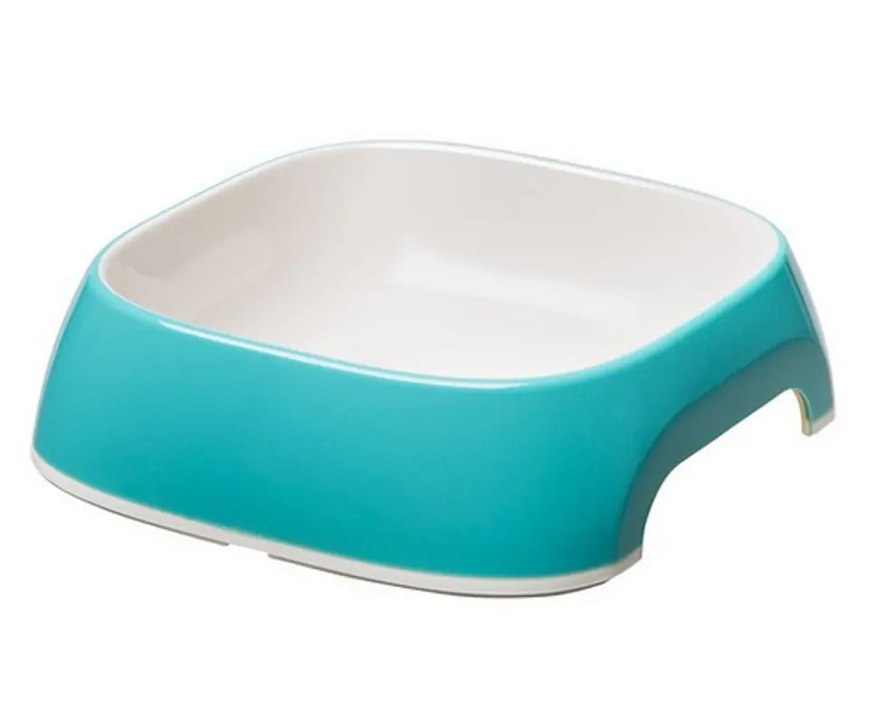 ⁨FERPLAST Glam XS Pet watering bowl, white and blue⁩ at Wasserman.eu