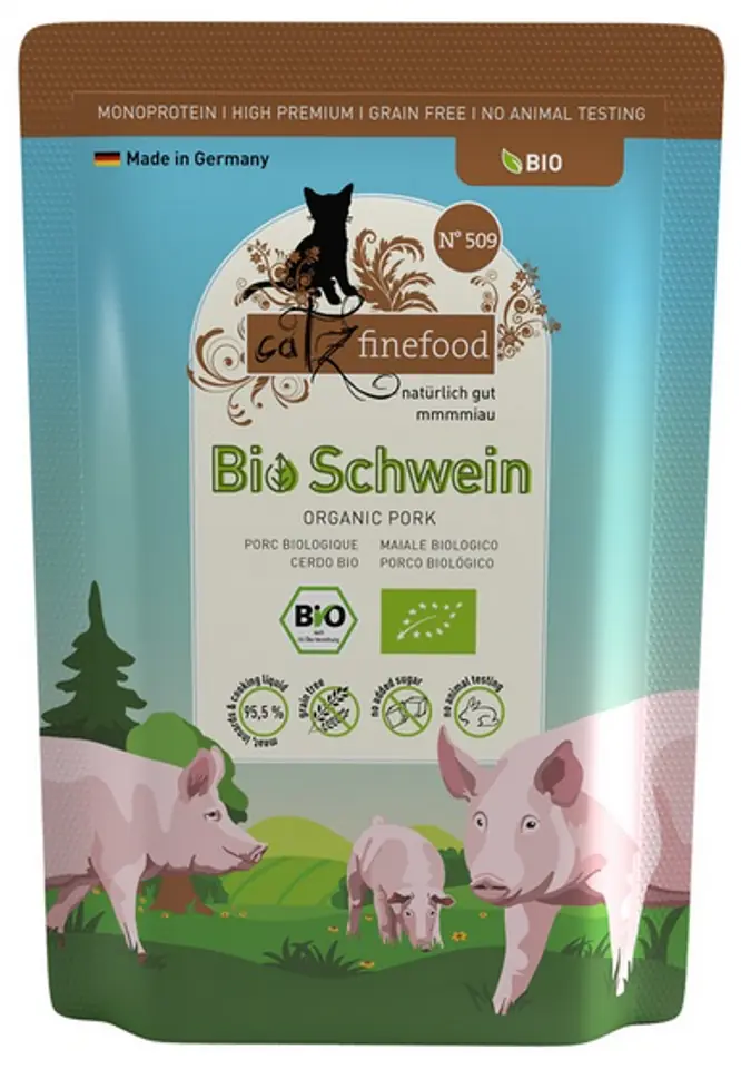 ⁨Catz Finefood Bio N.509 Wieprzowina saszetka 85g⁩ w sklepie Wasserman.eu