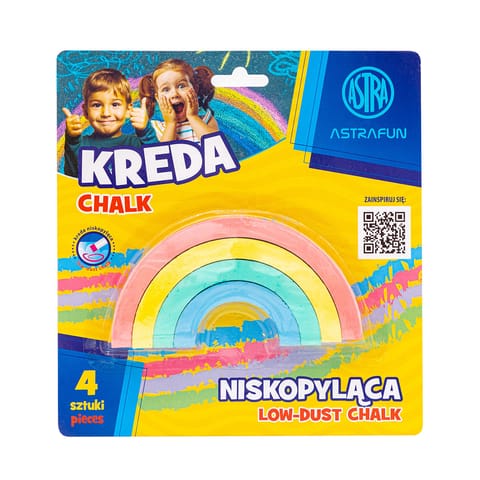 ⁨Kreda Tęcza Astra Fun 4 kolory⁩ w sklepie Wasserman.eu