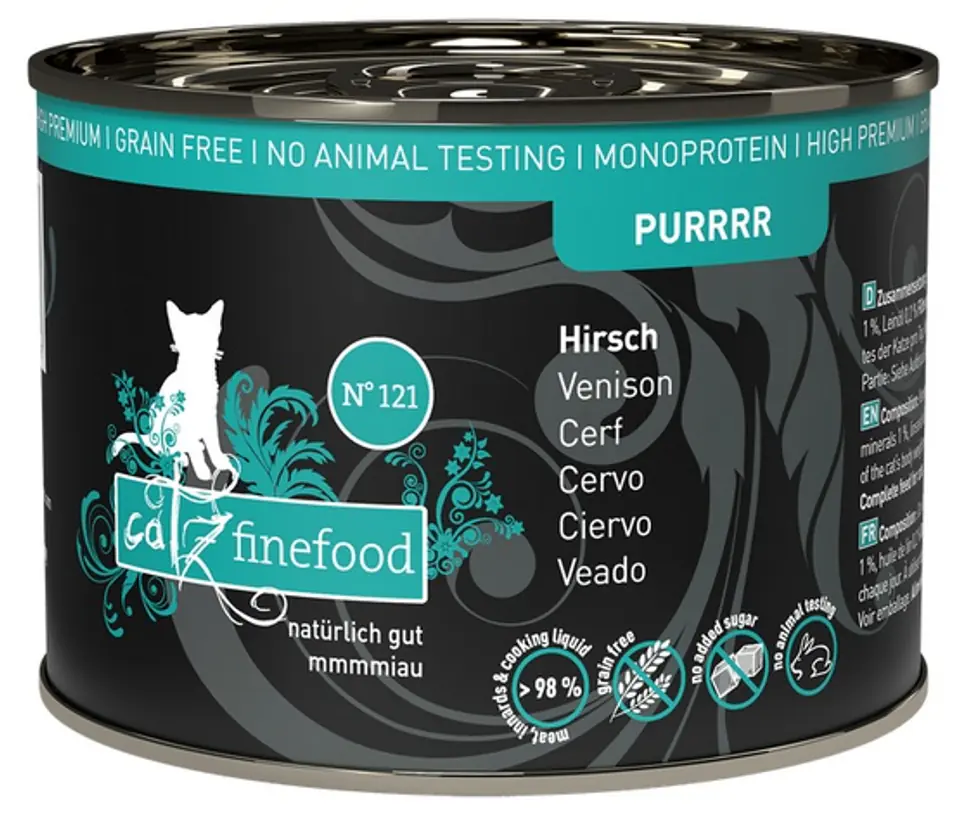 ⁨Catz Finefood Purrrr N.121 Jeleń puszka 200g⁩ w sklepie Wasserman.eu