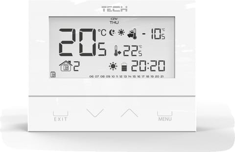 ⁨Przewodowy  dwustanowy regulator pokojowy biały ST-292v3 Tech sterowniki⁩ w sklepie Wasserman.eu