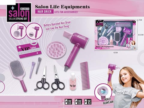 ⁨Hairdressing set with hairdryer⁩ at Wasserman.eu