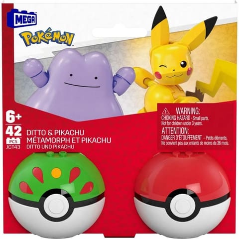 Mega Pokemon Pokeball Ditto i Pikachu JCT43 w sklepie Wasserman.eu