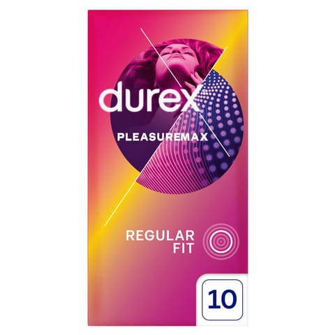 ⁨Durex prezerwatywy Pleasuremax 10szt⁩ w sklepie Wasserman.eu