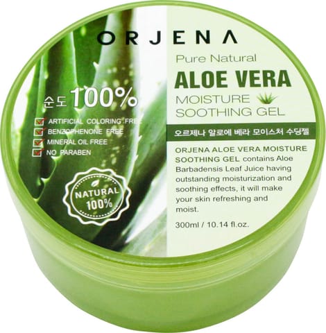 ⁨ORJENA Moisture Soothing Żel aloesowy 100% Aloe Vera 300 ml⁩ w sklepie Wasserman.eu