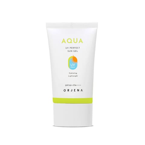 ⁨ORJENA Aqua UV Perfect Sun Krem-żel przeciwsłoneczny SPF50+ UVA i UVB 50 ml⁩ w sklepie Wasserman.eu