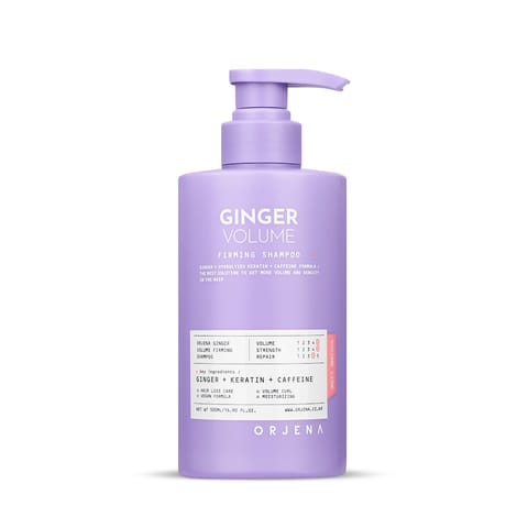 ⁨ORJENA Firming Szampon do włosów zwiększający objętość Ginger Volume 500 ml⁩ w sklepie Wasserman.eu