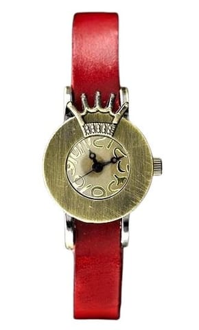 ⁨ZEGAREK DAMSKI TAYMA - RETRO PUNK 28 - czerwony (zx585a)⁩ w sklepie Wasserman.eu