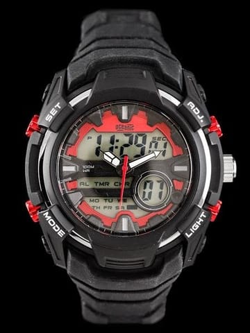 ⁨ZEGAREK MĘSKI OCEANIC AD1014 - MULTITIME - WR100 (ze026a)⁩ w sklepie Wasserman.eu