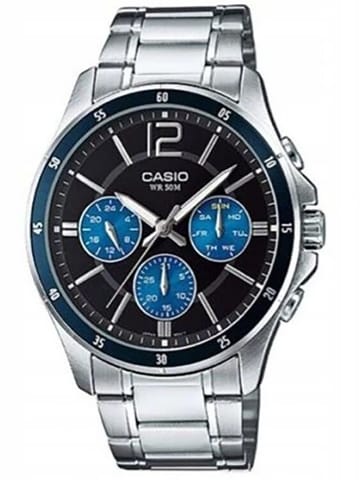 ZEGAREK MĘSKI CASIO MTP-1374D-2AV (zd063c) + BOX w sklepie Wasserman.eu