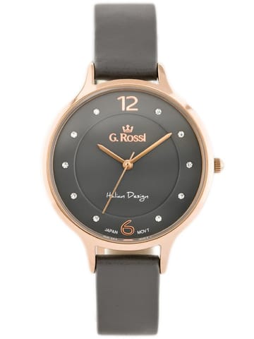 ⁨ZEGAREK DAMSKI G. ROSSI - 10411A-1B3 NA PASKU (zg714d) + BOX⁩ w sklepie Wasserman.eu