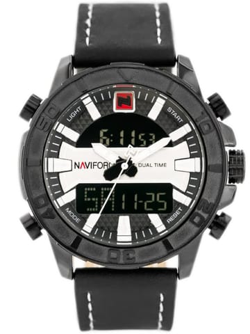 ZEGAREK MĘSKI NAVIFORCE - NF9114 (zn046a) - black/silver w sklepie Wasserman.eu