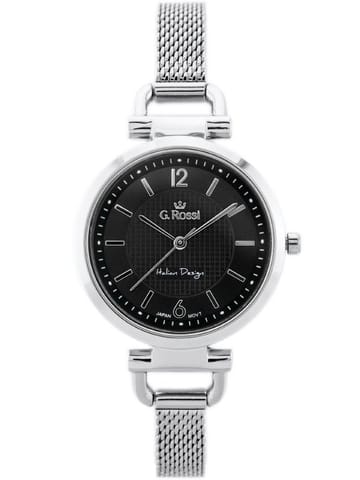 ZEGAREK G. ROSSI - LESTI - 3652B (zg772b) - silver/black + BOX w sklepie Wasserman.eu