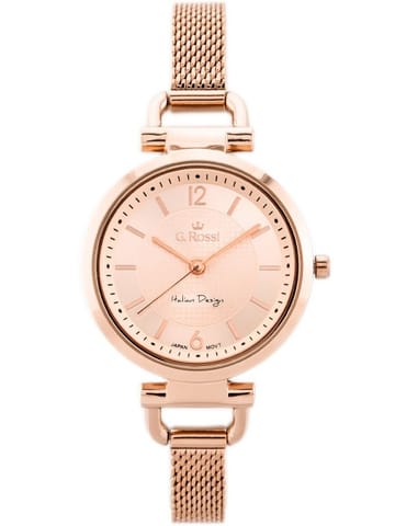 ZEGAREK G. ROSSI - LESTI - 3652B (zg772f) - rose gold + BOX w sklepie Wasserman.eu