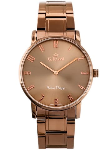ZEGAREK G. ROSSI - 10194B-2B3 (zg257f) brown + BOX w sklepie Wasserman.eu