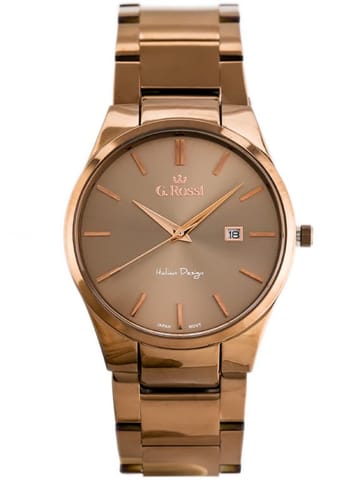 ZEGAREK G. ROSSI - 8245B2-2B3 (zg259f) brown + BOX w sklepie Wasserman.eu