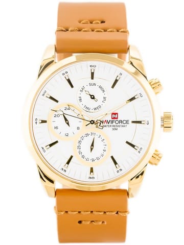 ZEGAREK MĘSKI NAVIFORCE - NF9148 (zn085b) gold + BOX w sklepie Wasserman.eu