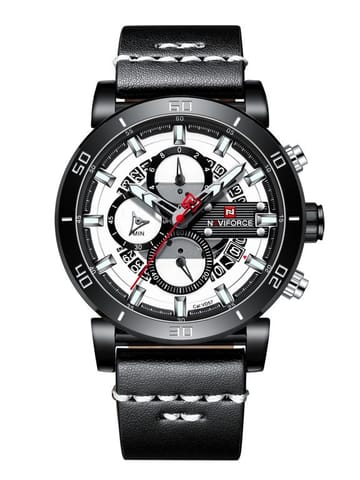 ZEGAREK MĘSKI NAVIFORCE - NF9131 (zn086a) black/w. + BOX w sklepie Wasserman.eu