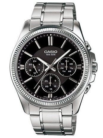 ⁨ZEGAREK MĘSKI CASIO MTP-1375D-1AVDF (zd112b) + BOX⁩ w sklepie Wasserman.eu